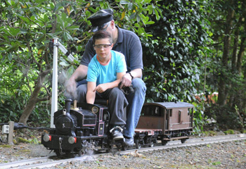 Cliff, grandson and Jessie