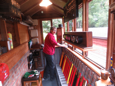 Heather cleaning Bay Tree