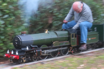 King Edward at speed